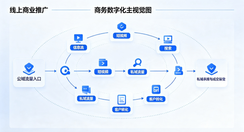 武功县线上商业推广怎么做？全域流量闭环搭建与低成本转化实战指南